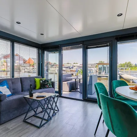 Chalé Tiny Houseboat Parel I - Airco Uitgeest