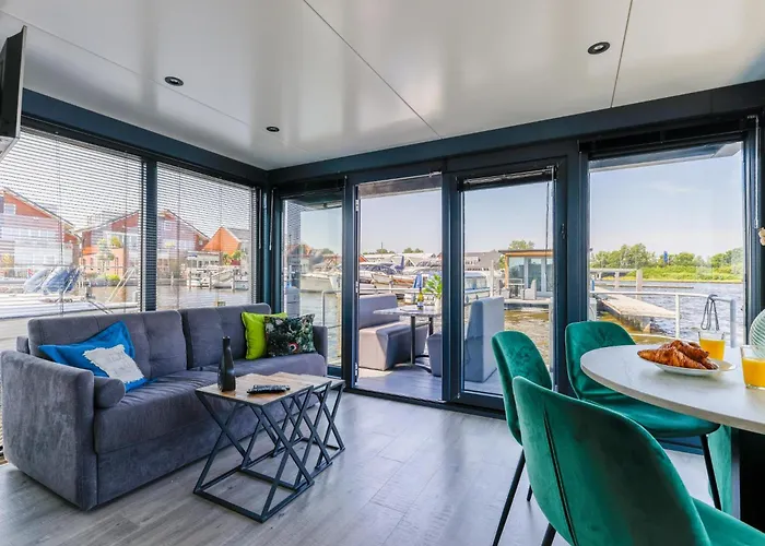 בקתה Tiny Houseboat Parel I - Airco Uitgeest